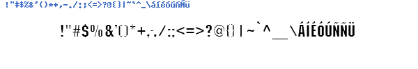 Fuente BLOCN___.TTF