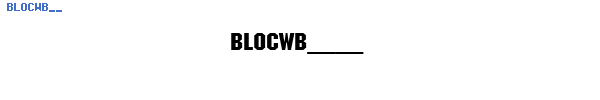 Fuente BLOCWB__.TTF