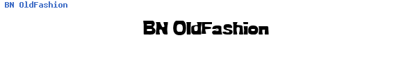 Fuente BN OldFashion.ttf