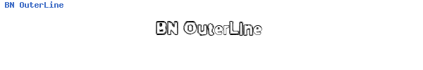 Fuente BN OuterLine.ttf