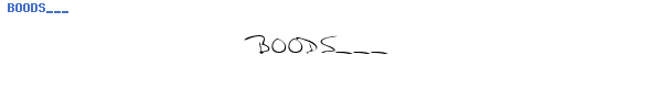 Fuente BOODS___.TTF