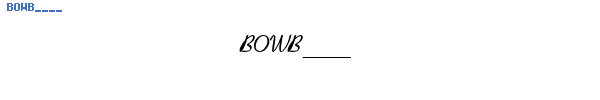 Fuente BOWB____.TTF