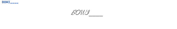 Fuente BOWI____.TTF