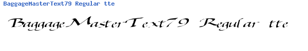 Fuente BaggageMasterText79 Regular ttext.ttf