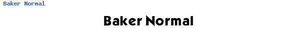 Fuente Baker Normal.ttf