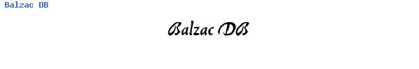 Fuente Balzac DB.ttf