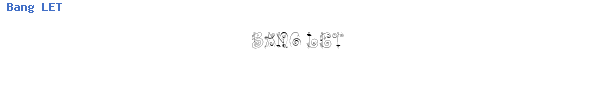 Fuente Bang LET.ttf
