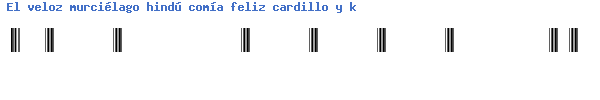 Fuente Barcod39.ttf