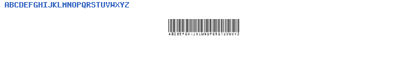 Fuente BarcodeFont.ttf