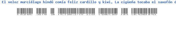 Fuente BarcodeFont.ttf