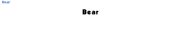Fuente Bear.ttf