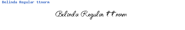 Fuente Belinda Regular ttnorm.ttf