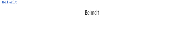 Fuente Belmclt.ttf