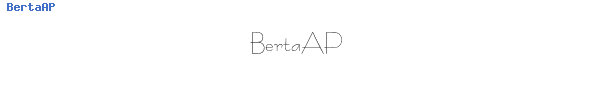 Fuente BertaAP.ttf