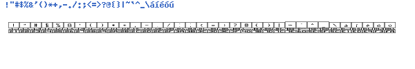 Fuente Binary X BRK.ttf