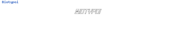 Fuente Biotypoi.ttf