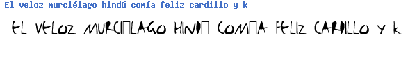 Fuente Bjbj.ttf