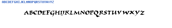 Fuente Blade Script.ttf
