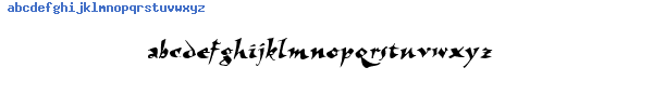 Fuente Blade Script.ttf