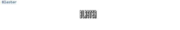 Fuente Blaster.ttf