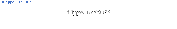 Fuente Blippo BlaOutP.ttf