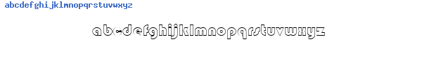 Fuente BlippoOutline.ttf