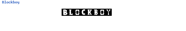 Fuente Blockboy.ttf