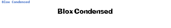 Fuente Blox Condensed.ttf