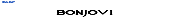 Fuente BonJovi.ttf