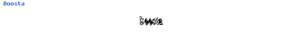 Fuente Boosta.ttf