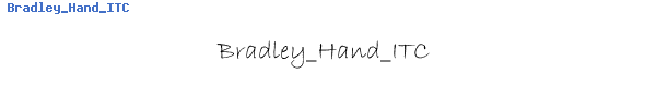 Fuente Bradley_Hand_ITC.ttf