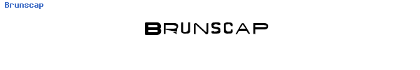 Fuente Brunscap.ttf