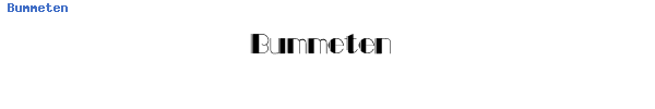 Fuente Bummeten.ttf