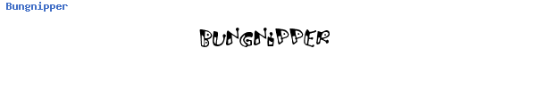 Fuente Bungnipper.ttf