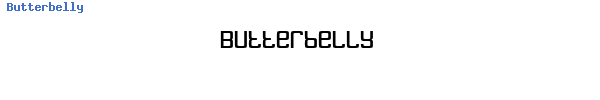 Fuente Butterbelly.ttf