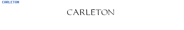Fuente CARLETON.TTF