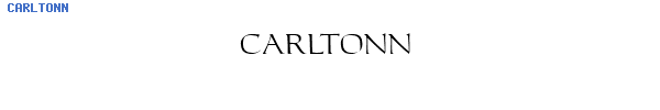 Fuente CARLTONN.TTF
