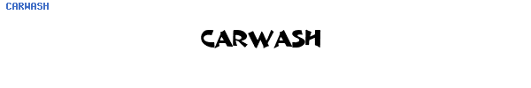 Fuente CARWASH.TTF
