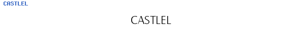 Fuente CASTLEL.TTF