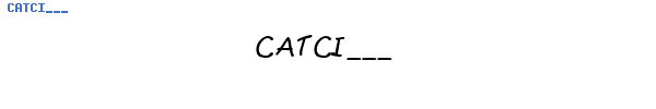 Fuente CATCI___.TTF