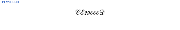 Fuente CE29000D.TTF