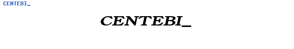 Fuente CENTEBI_.TTF
