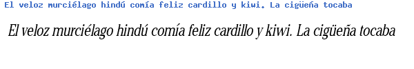 Fuente CHELSTHI.TTF