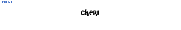 Fuente CHERI.TTF