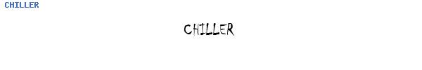 Fuente CHILLER.TTF