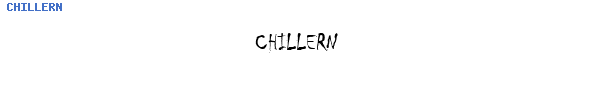 Fuente CHILLERN.TTF