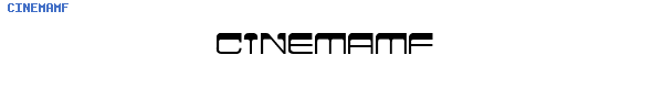 Fuente CINEMAMF.TTF