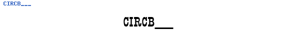 Fuente CIRCB___.TTF
