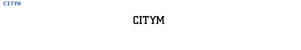 Fuente CITYM.TTF
