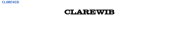 Fuente CLAREWIB.TTF